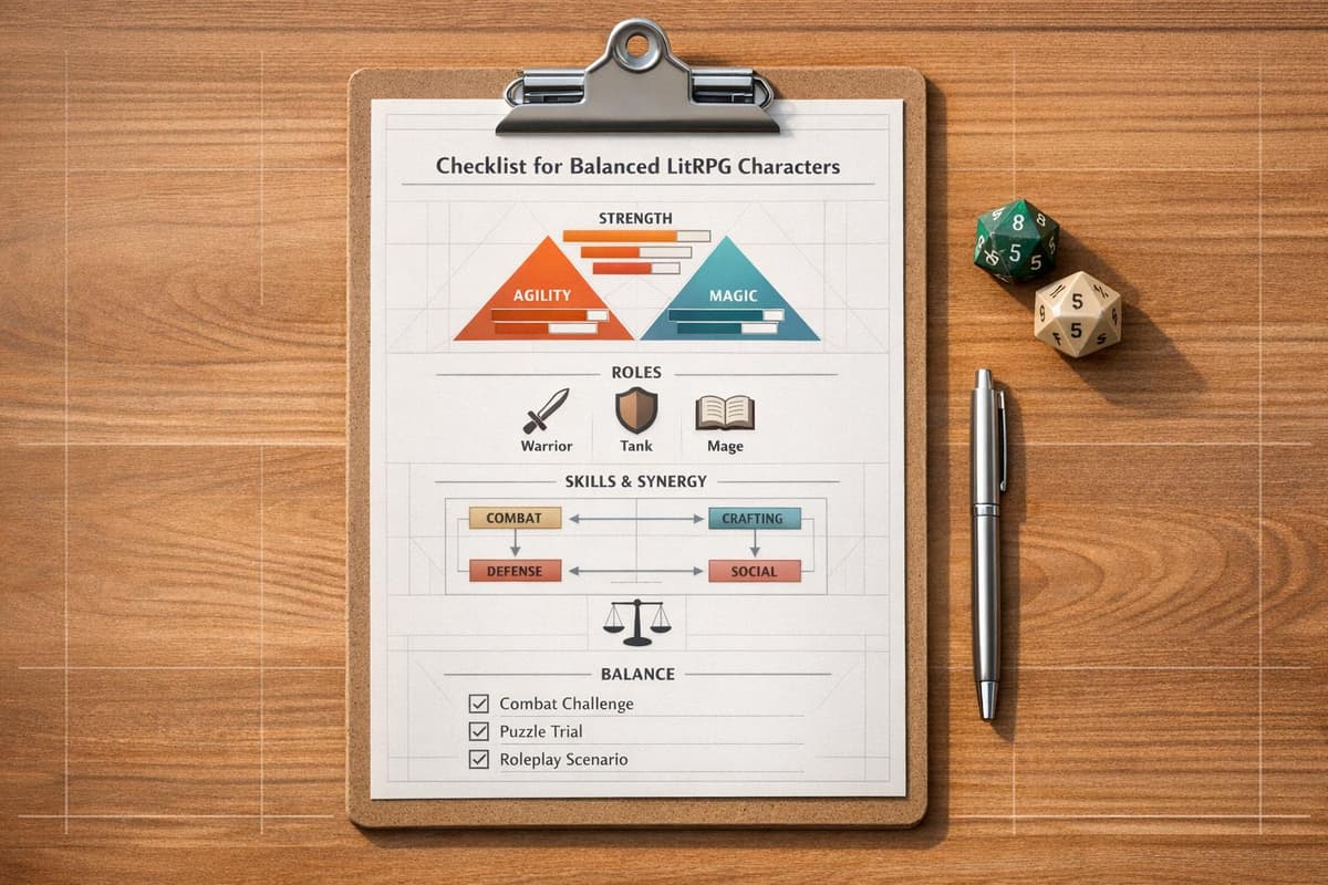 Checklist for Balanced LitRPG Characters